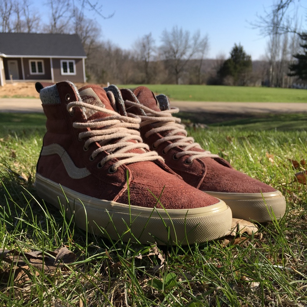 Vans Sk8 Hi MTE Brown and Tan